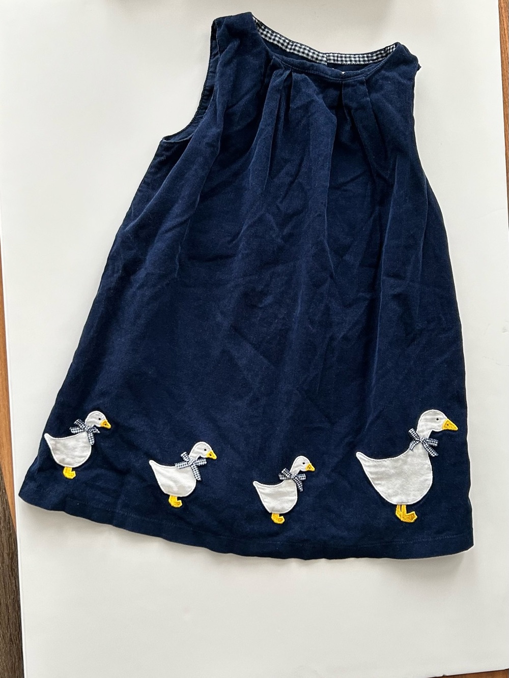 Trotters London Girls Jemima Cord Pinafore Dress